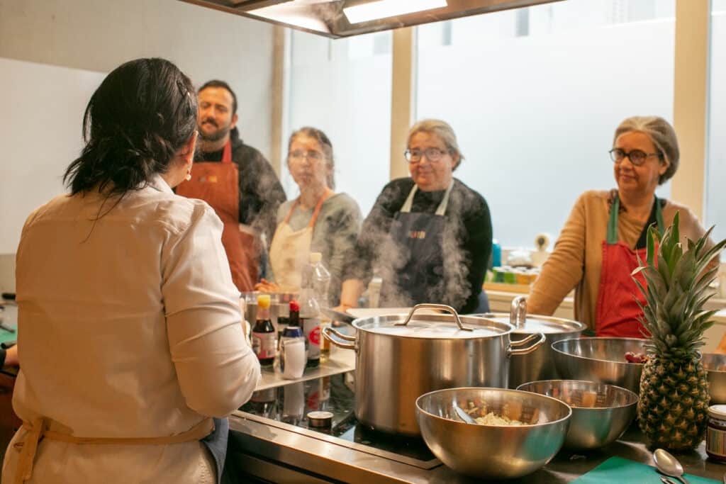 Atelier de cuisine solidaire autour de recettes du monde
