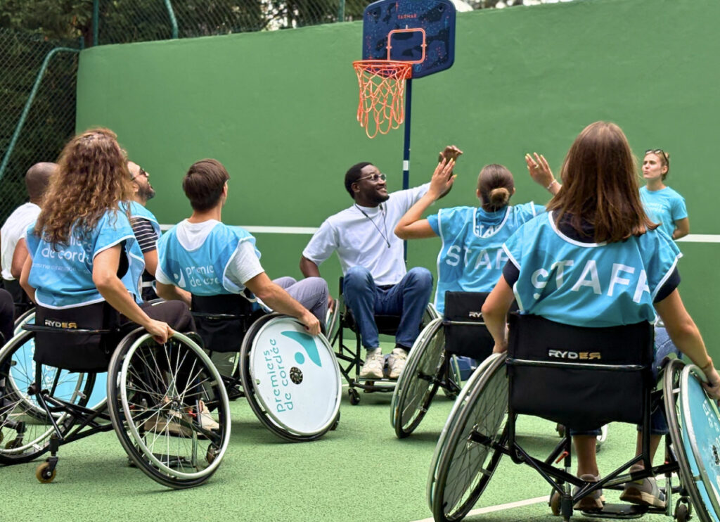 team building sportif sur le thème du handicap organisé par Lutila