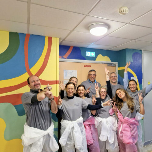 équipes d’une entreprise lors d’un onboarding solidaire organisé par Lutila